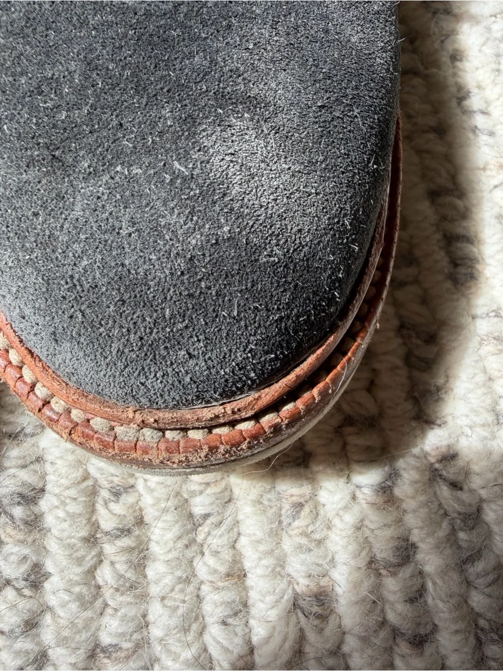 Grant Stone Diesel 10E Storm Suede Gray C.F. Stead Vibram Wedge Goodyear